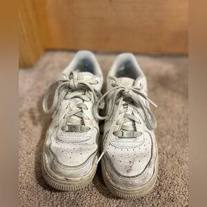 Women’s Nike Air 1 White Sneakers- Size 7